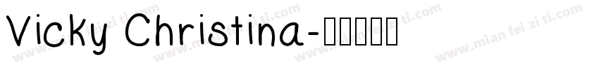 Vicky Christina字体转换
